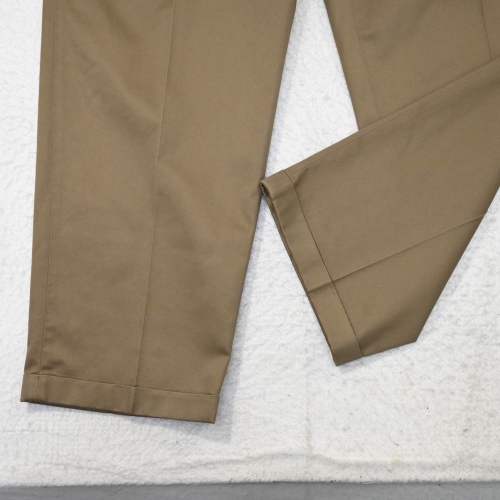 Jos. A. Bank Traveler Khaki Dress Pants Mens 44 x 32 NEW Brown Pleated Non-Iron - Picture 3 of 9